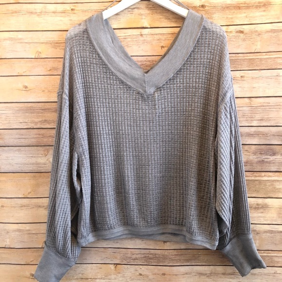 We The Free South Side Thermal Pullover Top Size Small - Picture 1 of 4